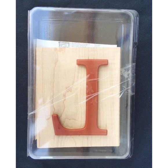 Stampin' Up Rubber Stamp Monogram "L" - Picture 3 of 5